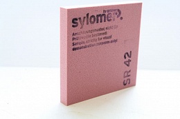 Sylomer SR 42, розовый, 1500x400х12,5 мм